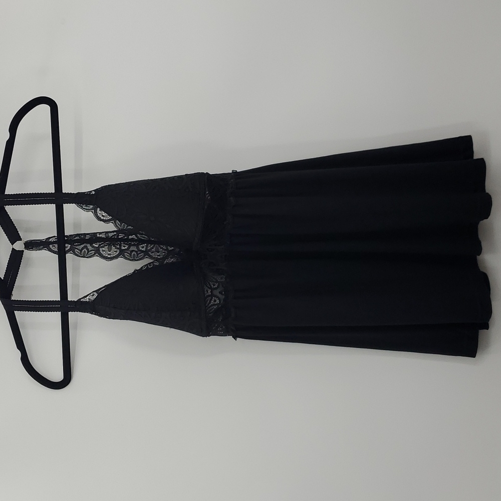 Daisy Fuentes Women  Chemise Teddy Babydoll Soft Stretch Mother Day Black Sz 1X - Picture 8 of 17